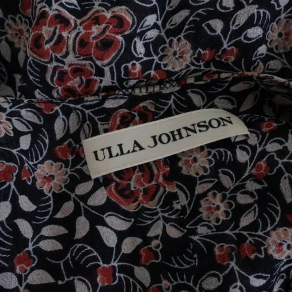 Ulla Johnson Dress Simone Floral Print Silk Size 0 - Picture 6 of 7